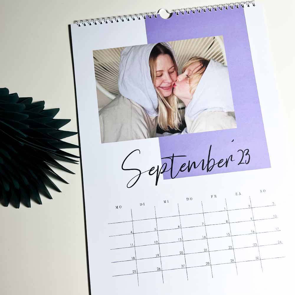 Jahreskalender selbst gestalten, Monat September